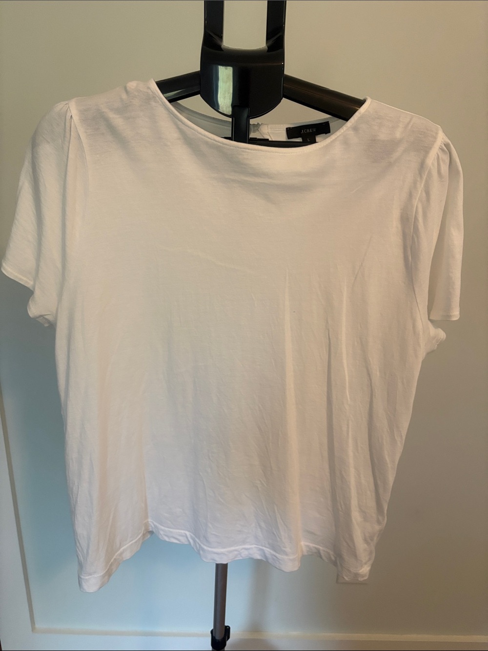 J. Crew White Short Sleeve Crewneck Tee